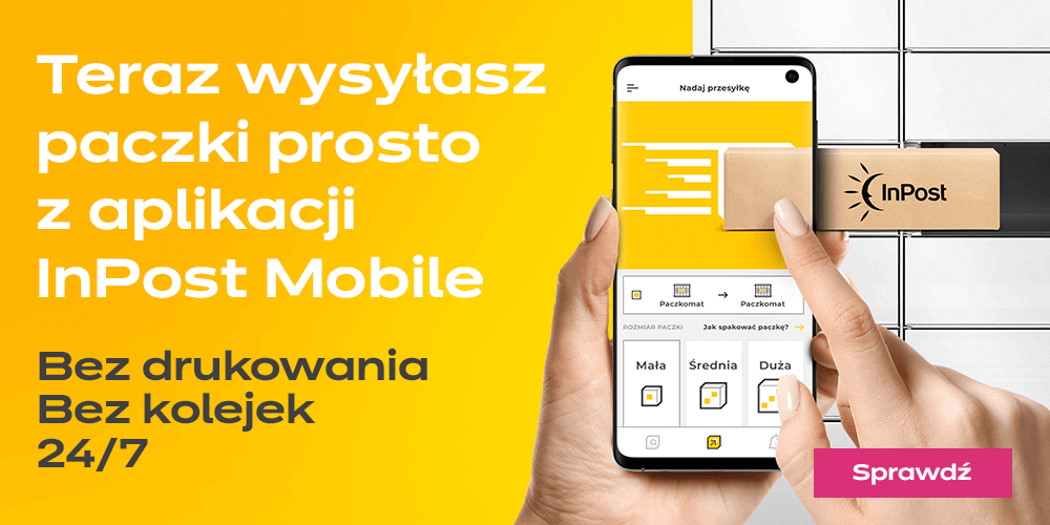 Nadawaj paczki bez etykiety prosto w aplikacji InPost Mobile!