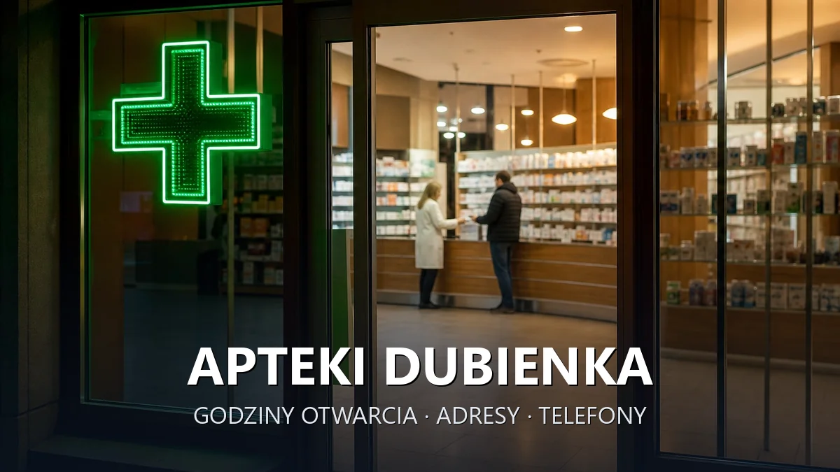 Apteki Dubienka, powiat chełmski - adresy, telefony, godziny otwarcia
