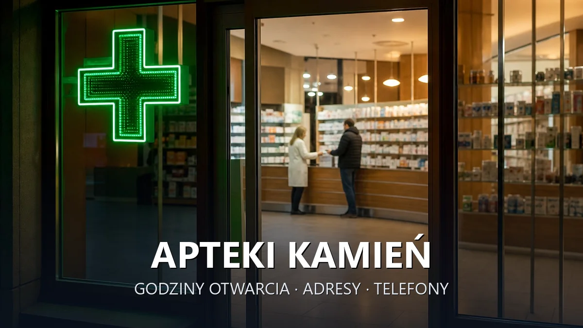 Apteki Kamień, powiat chełmski - adresy, telefony, godziny otwarcia