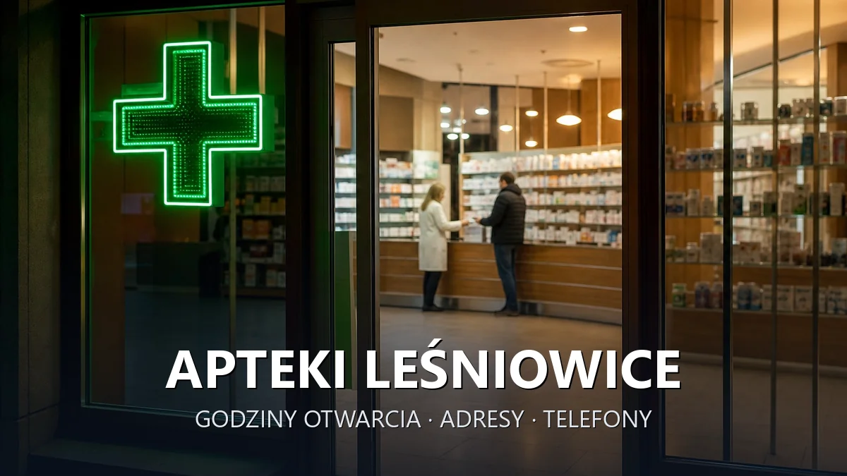 Apteki Leśniowice, powiat chełmski - adresy, telefony, godziny otwarcia