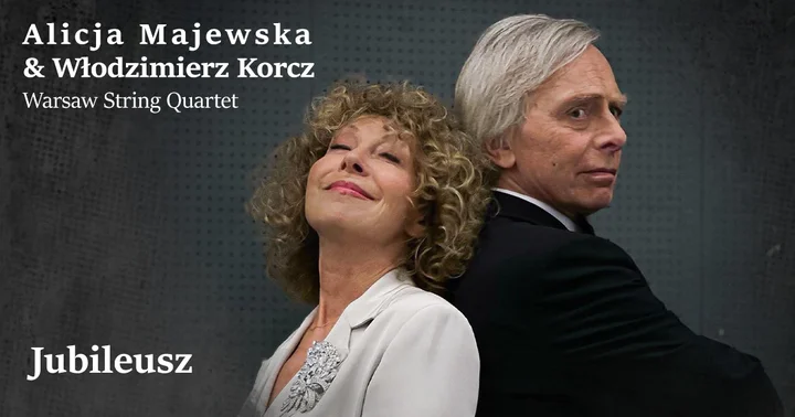 Grafika promocyjna wydarzenia Alicja Majewska & Włodzimierz Korcz „Jubileusz” — koncert w Chełmie, 17 października 2026
