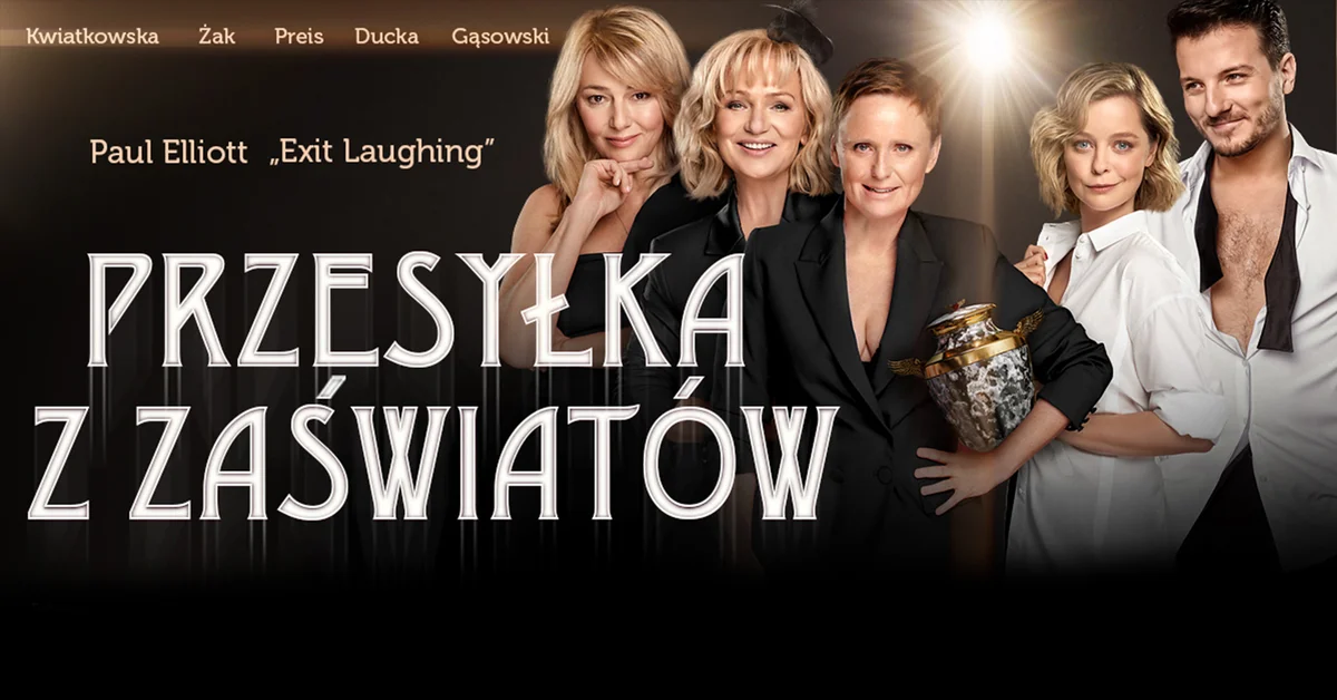 Grafika promocyjna wydarzenia Chełm: Przesyłka z zaświatów w teatrze