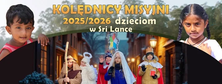 Grafika promocyjna wydarzenia Kolędnicy misyjni — kolędowanie po os. XXX-lecia w Chełmie