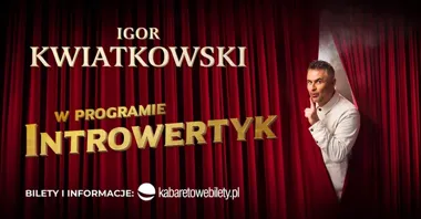 Grafika promocyjna wydarzenia Igor Kwiatkowski — Introwertyk (stand-up)