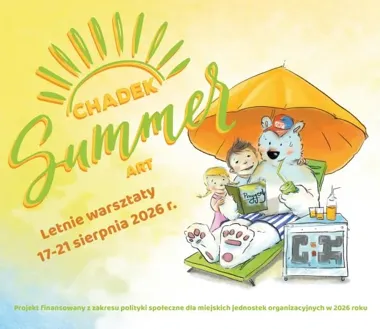 Grafika promocyjna wydarzenia Letnie warsztaty CHADEK SUMMER ART 2026