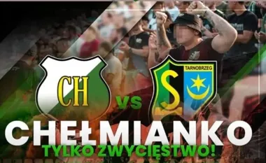 Grafika promocyjna wydarzenia RKS CHEŁMIANKA - SIARKA TARNOBRZEG Mecz piłkarski