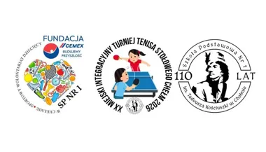 Grafika promocyjna wydarzenia XX Miejski Integracyjny Turniej Tenisa Stołowego Chełm 2026