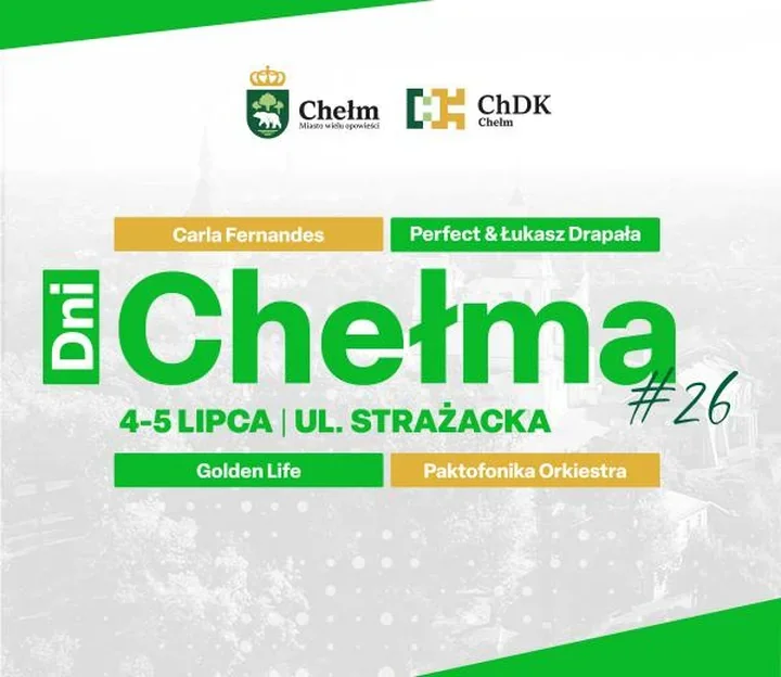 Chełm szykuje dwa dni zabawy. Dni Chełma 2026 z wielką sceną