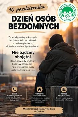 W Chełmie można zgłosić osobę w kryzysie bezdomności. Są miejsca schronienia