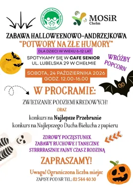 Nie tylko przebrania. Dzieci zwiedzą podziemia kredowe podczas rodzinnej zabawy