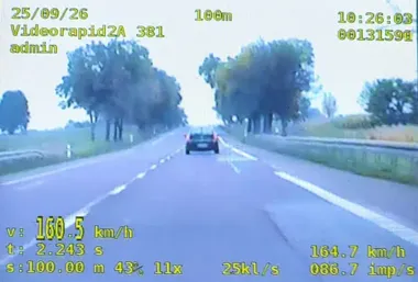 Siedmiu kierowców straciło prawa jazdy. Jeden pędził 160 km/h