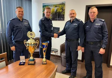 Policjant z Chełma wygrał konkurencję i stanął na podium ogólnopolskich zawodów