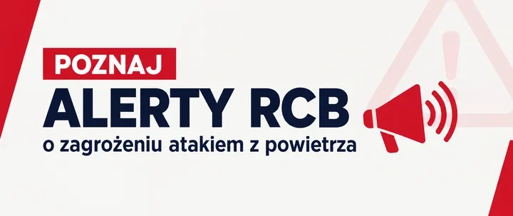 Trzy poziomy alertów RCB. Mieszkańcy Sawina powinni znać ich znaczenie