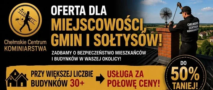 Zgłoszenia z 30 budynków obniżą cenę kontroli kominów w gminie Sawin o połowę