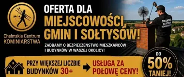 Zgłoszenia z 30 budynków obniżą cenę kontroli kominów w gminie Sawin o połowę